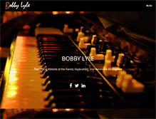 Tablet Screenshot of bobbylylekeyboards.com